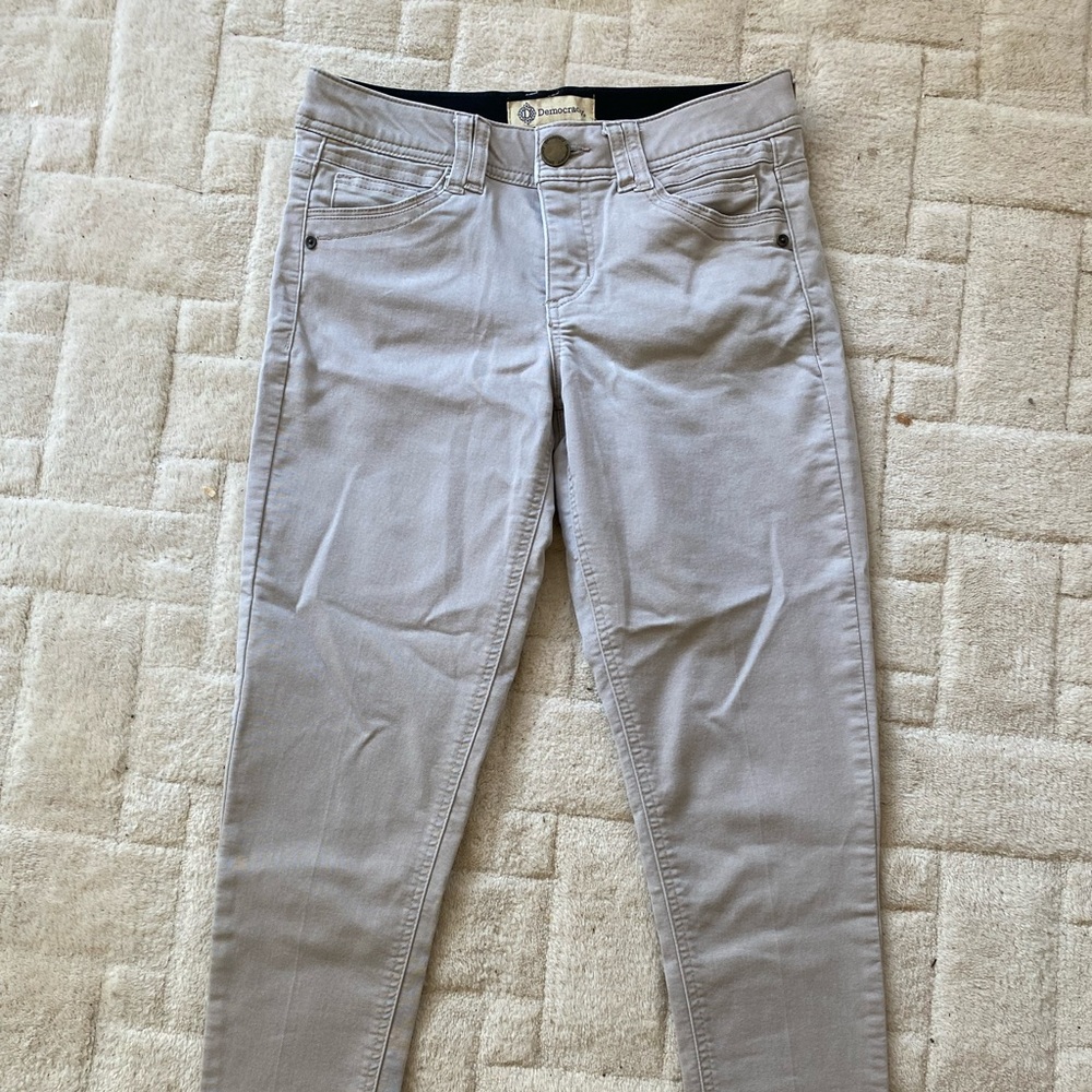 Democracy Tan Skinny Pants Jeans